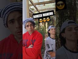 O bonequinho mais maneiro ganha 👀 @gahhshoow #shorts