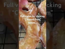 Old-Fashioned GLAZED CAKE DONUTS 🍩 So YUMMY 😋 #food #homemade #cake #donuts #recipe #shorts