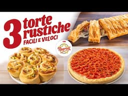 3 TORTE RUSTICHE FACILI E VELOCI Ricetta Facile - Fatto in Casa da Benedetta
