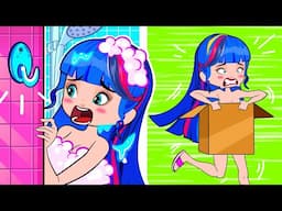 What Happened in the Bathroom?! Lisa’s Big Escape! | Funny Story | Poor Princess Life