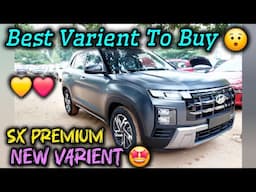Hyundai Creta SX Premium 2025 Review in kannada| New Varient🔥| Best Varient to buy 🤩