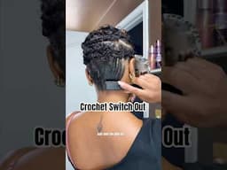 Time for a quick switch up 💁🏽‍♀️ #crochethairstyles #freetress #protectivestyles