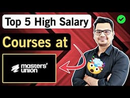 🔥Masters Union के Top 5 Courses 2025 | High Salary और Best Placements वाले Courses ✅| Sunil Adhikari
