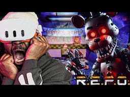 THIS MIGHT THE SCARIEST FNAF MAP IN R.E.P.O & IM PLAYING IT IN VR!