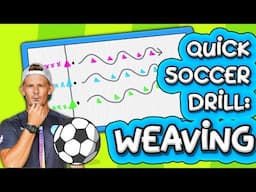 Quick soccer drills: Weaving (for ages 5-12) ⚽️