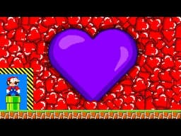 Super Mario bros but Every HEARTS are NEW Custom | GM Animation