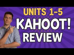 AP Psychology Units 1-5 Kahoot Review! (LIVE)