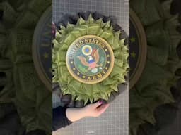 How to Make a Mesh Wreath | Make a Military Wreath #craftingcommunity #craftingideas #craftingfun