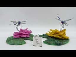 Needle Felted Lily Pad/Water Lily