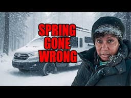 Chased by a Freak Snowstorm to the BEST Free RV Camping in America
