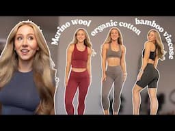 I Tested Natural Fiber leggings: Cotton vs Wool vs Bamboo!