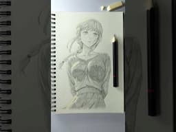 How to draw Makima Step by Step! #shorts