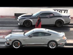 Mustang Mach 1 vs Hellcat Super Stock