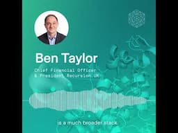 Recursion CFO Ben Taylor Discusses Platform, Pipeline & Driving Value from Boltz-2 at Goldman Sachs