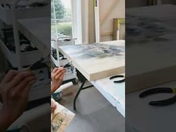 Paint edges with me! #painting #art #myartistlife