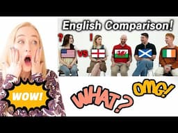 American Shocked by ENGLISH from England, Scotland, Ireland and Wales - Brits React!