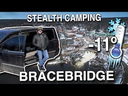 Stealth Camping In The Cold: A Minivan Food Adventure