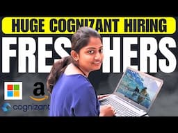 Hurryup 🤯Cognizant, Amazon Freshers Hiring Announced❤️