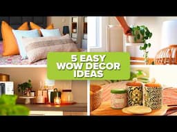 Impress your guests with 5 Simple Home Decor Tips | #BudgetFriendly