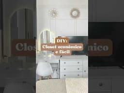 Aprenda a fazer um closet fácil e econômico 😱
