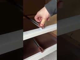 Fix Broken Drawer Tracks! #diy #furnitureflip #repairing