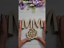 Mothers day gift idea using airdry clay #creativecat #airdryclay #mothersday #artandcraft