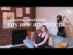 starting to decorate my nyc two bedroom apartment & more unpacking… a vlog