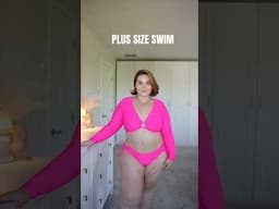 Plus size swim is innnnn baby 💅🏼👙#tryonhaul #plussizeswim
