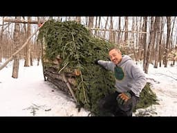 Building The Bush Camp Series Pt2   Lattice Rib Work and Thatching