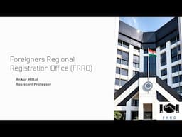 Foreigners Regional Registration Office (FRRO) in Hindi