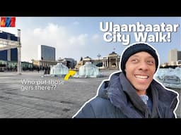 Walking Through Ulaanbatar Mongolias FROZEN Capital at -25 Degrees!