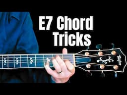 5 Easy E7 Chord Riffs to sound like a Pro- a guitar lesson...