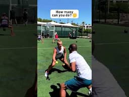 Looks easy... until you try it 👀🎾