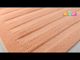 How to Knit the Pippa Baby Blanket