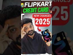 Flipkart axis credit card updates 2025 🤯| axis bank credit card changes | Flipkart axis card changes