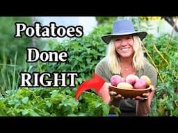How I Grow Potatoes for High Yields Every Time 🥔🥔🥔