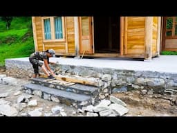 From Foundation to Finish - 90 Days Alone – Watch Her Craft Stunning Stone Doorsteps by Hand