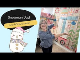 🧵Last Snowman Parts and more!