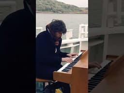 Playing Piano on a Boat - I couldn't resist
