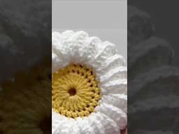 Crochet Chunky Daisy Flowe #beginnercrochet #crochet #crochetpattern