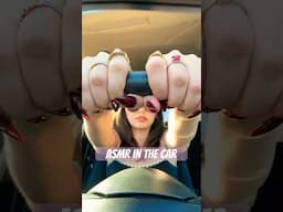 ASMR IN THE CAR (fast and aggressive gripping and tapping) #asmr