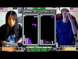 TAKING IT TO THE END!! Meme, Myles | Top 8 | Classic Tetris Monthly Masters Event May 2025