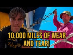 10,000 MILES of SAILING = BOAT REPAIRS in South Africa