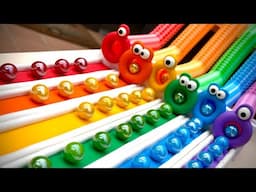 Marble Run 1000 Marbles Rain Gutter VS Mega Whirlpool Colorful ASMR Amakandu