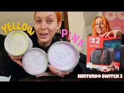 Unboxing my Nintendo Switch 2 and starting to paint the apartment 👩🏼‍🎨