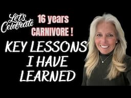 BEST WISDOM FROM 16 YR CARNIVORE YOU CAN USE NOW!
