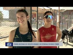 Final de torneio de beach tennis em Goiânia