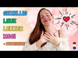 Gebruik jij deze ADJECTIEVEN goed...?!? En leer de SYNONIEMEN! (NT2 - A2) #learndutch