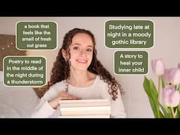VERY specific book recommendations (can YOU help ME find books to fit these vibes?)