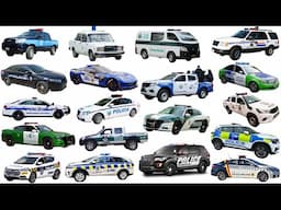 POLICE CARS of the Americas - United States, Canada, Brazil, Argentina, Colombia - Transportation